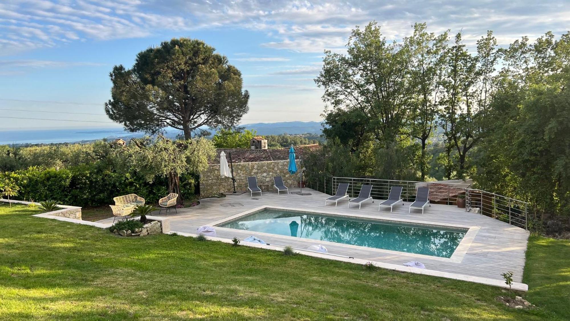 Magnifique Villa Moderne Avec Piscine La Gaude Dış mekan fotoğraf
